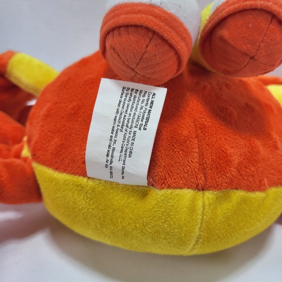 Kohl's Cares Orange Crab Plush Toy Doll POUT POUT FISH Stuffed Animal - Picture 4 of 6